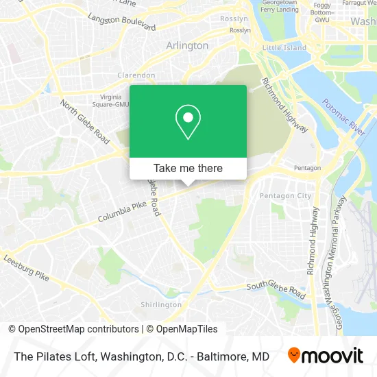 The Pilates Loft map