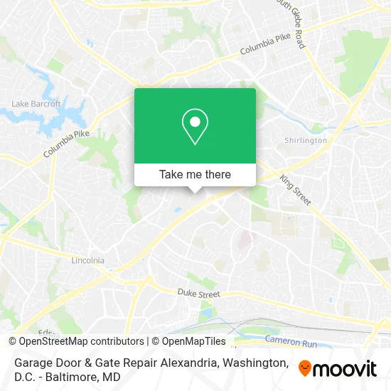 Garage Door & Gate Repair Alexandria map