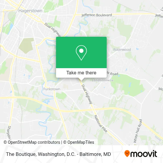 The Boutique map