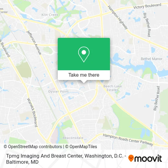 Tpmg Imaging And Breast Center map