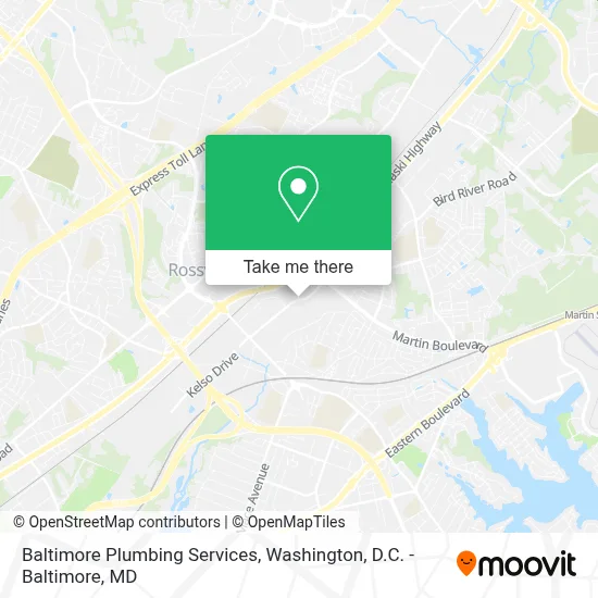 Baltimore Plumbing Services map