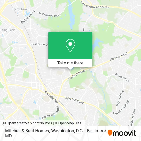 Mitchell & Best Homes map