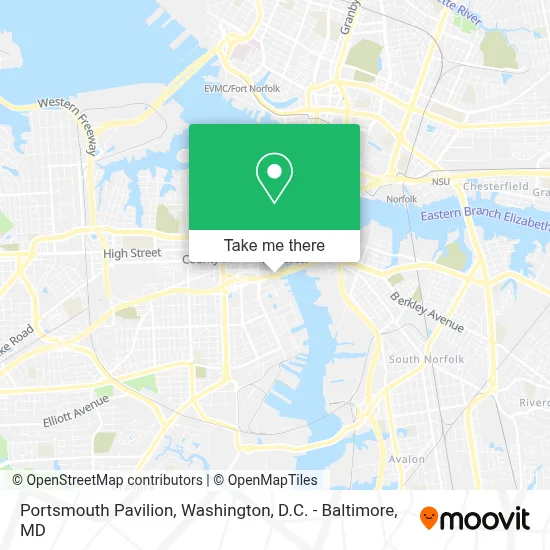 Portsmouth Pavilion map