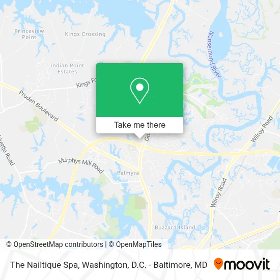 The Nailtique Spa map