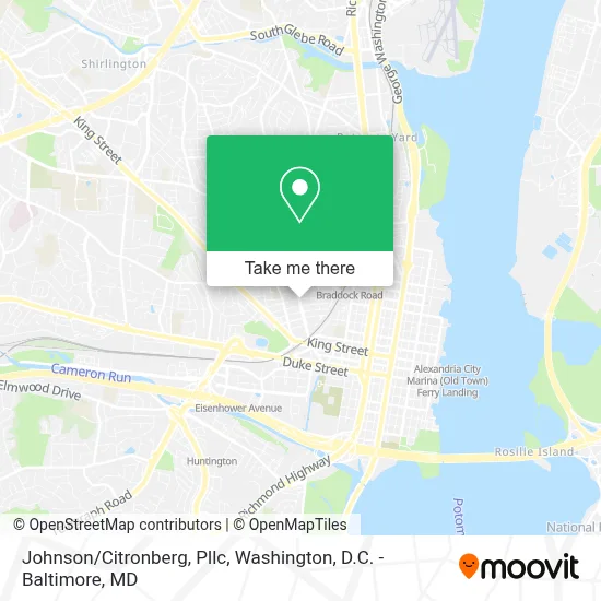 Johnson/Citronberg, Pllc map
