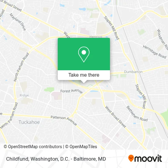 Childfund map