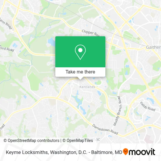 Keyme Locksmiths map