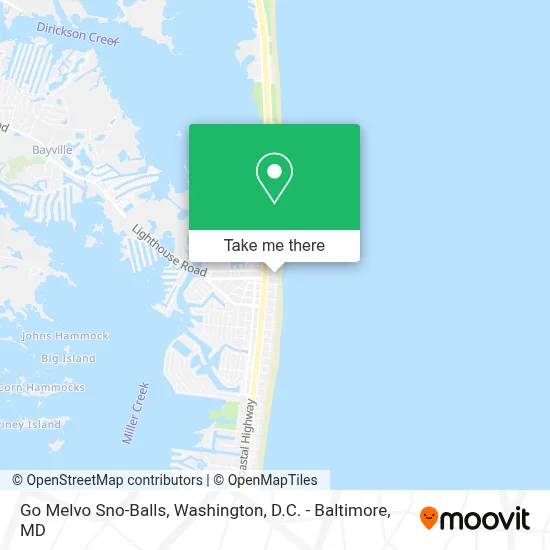 Go Melvo Sno-Balls map