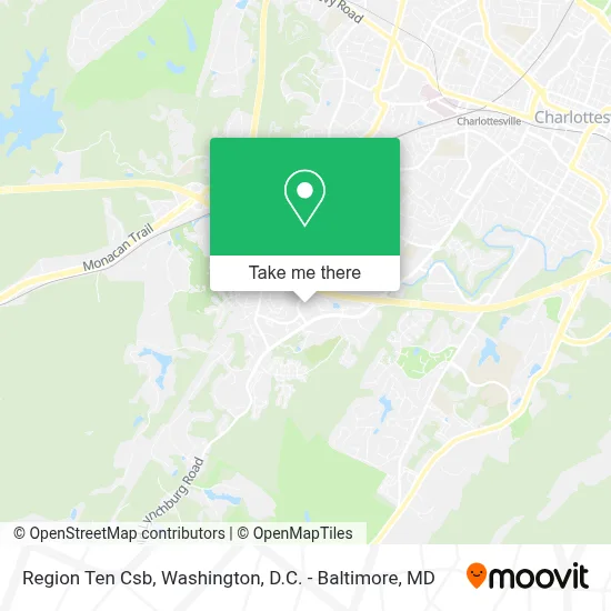Region Ten Csb map