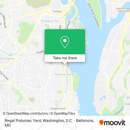 Regal Potomac Yard map