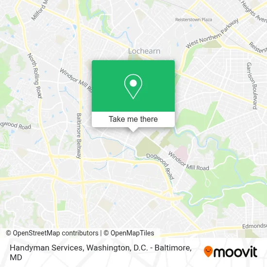 Handyman Services map