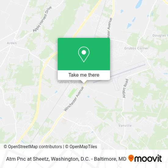 Atm Pnc at Sheetz map
