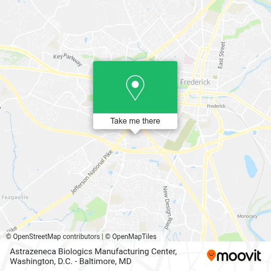 Astrazeneca Biologics Manufacturing Center map