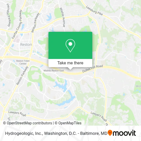 Hydrogeologic, Inc. map