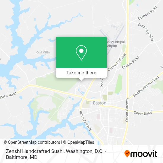 Zenshi Handcrafted Sushi map