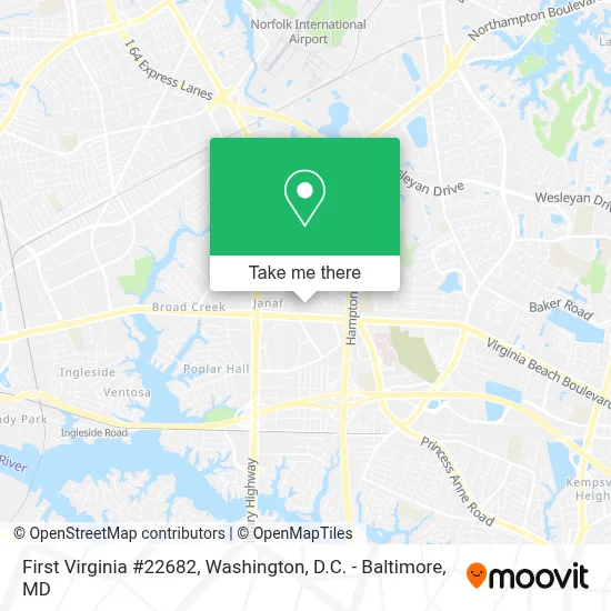First Virginia #22682 map