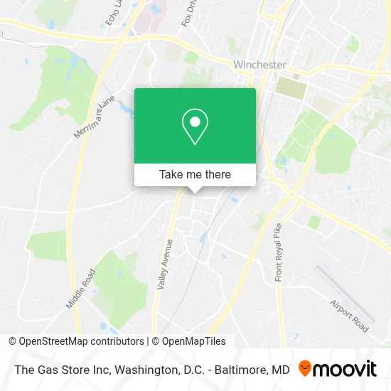 The Gas Store Inc map