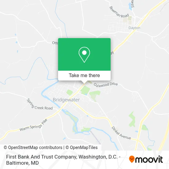 First Bank And Trust Company map