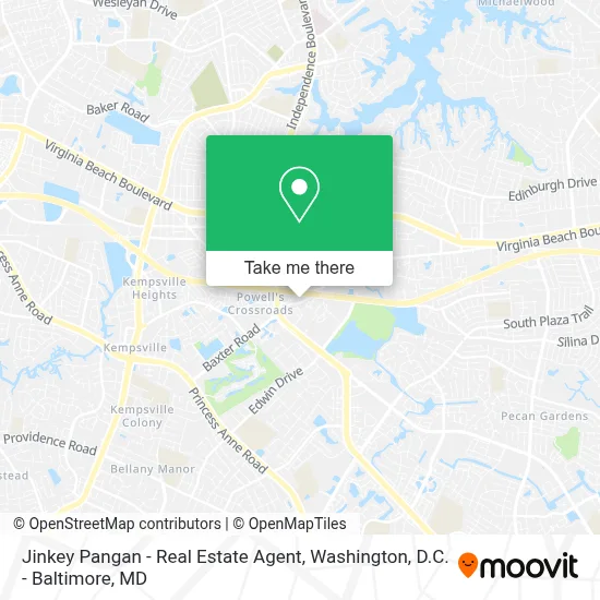 Jinkey Pangan - Real Estate Agent map