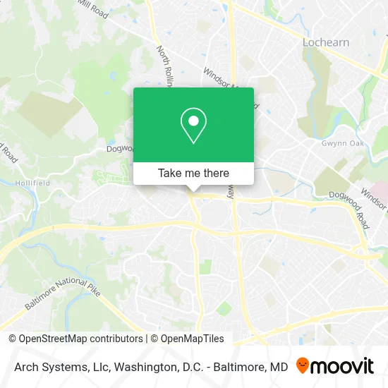 Arch Systems, Llc map