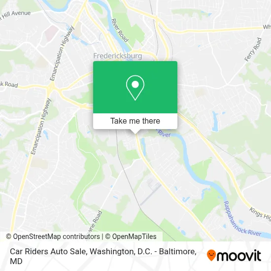 Car Riders Auto Sale map