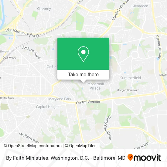 By Faith Ministries map