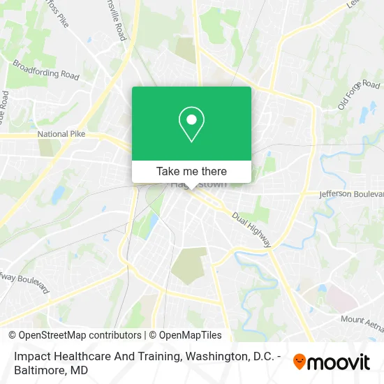 Impact Healthcare And Training map