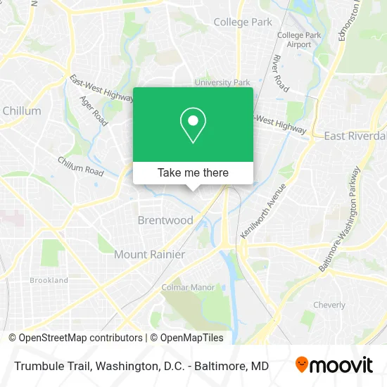 Trumbule Trail map