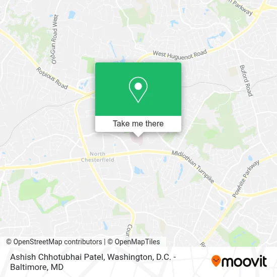 Ashish Chhotubhai Patel map