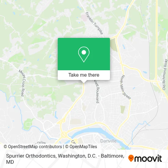 Spurrier Orthodontics map