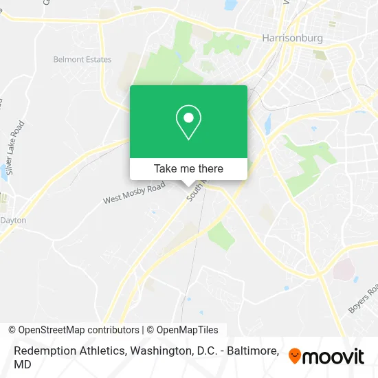Redemption Athletics map