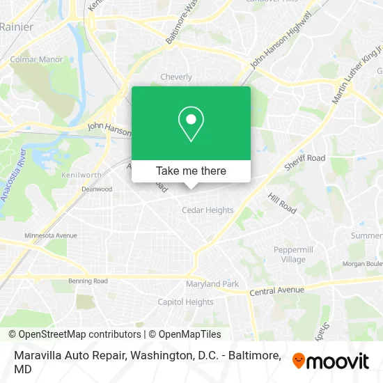 Maravilla Auto Repair map