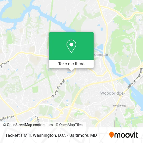 Tackett's Mill map