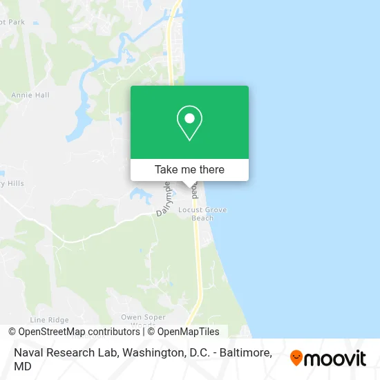 Naval Research Lab map