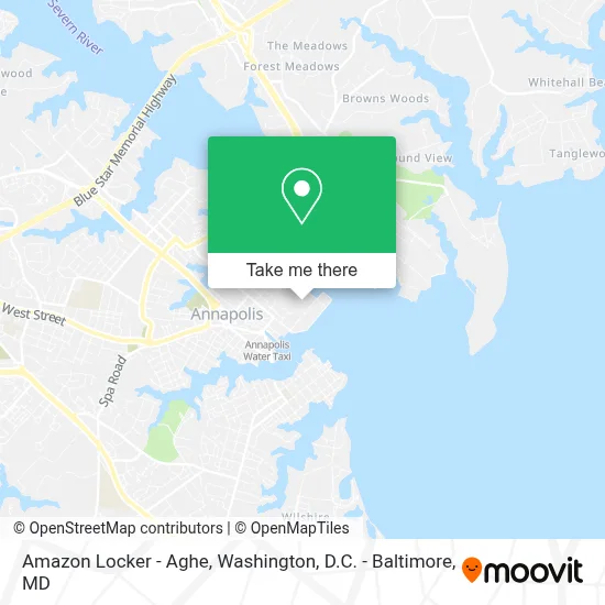 Amazon Locker - Aghe map