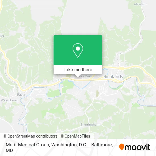 Merit Medical Group map