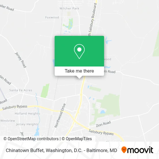 Chinatown Buffet map