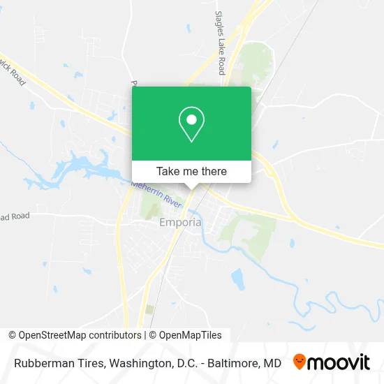 Rubberman Tires map