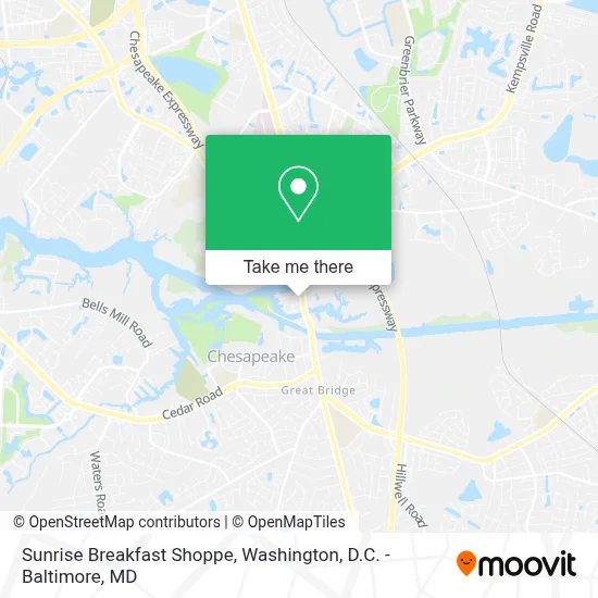 Sunrise Breakfast Shoppe map