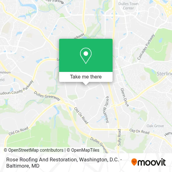 Rose Roofing And Restoration map