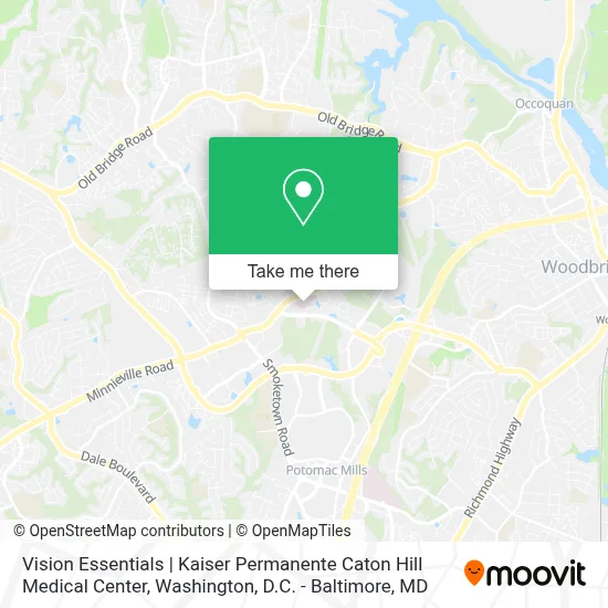 Vision Essentials | Kaiser Permanente Caton Hill Medical Center map
