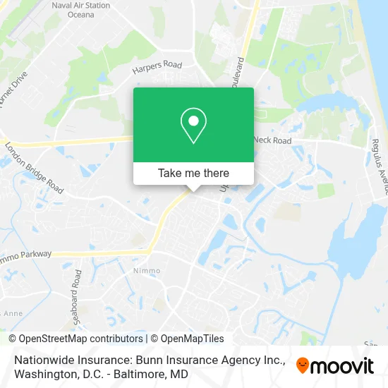 Nationwide Insurance: Bunn Insurance Agency Inc. map