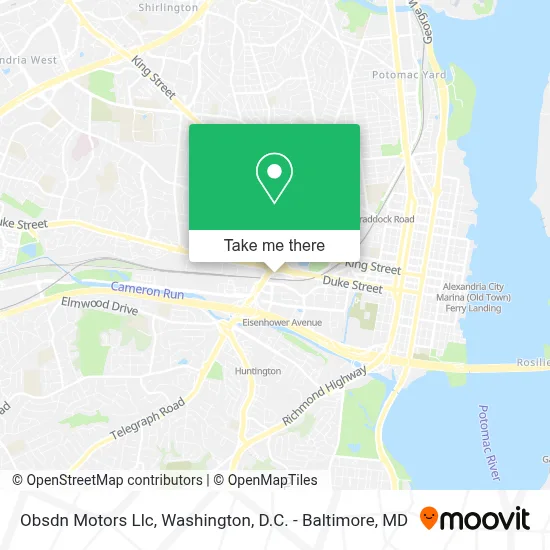 Obsdn Motors Llc map