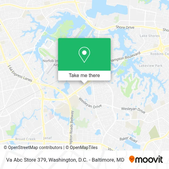 Va Abc Store 379 map