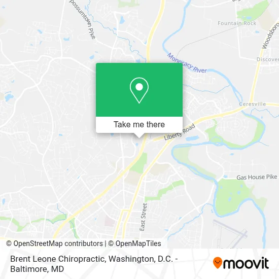 Brent Leone Chiropractic map
