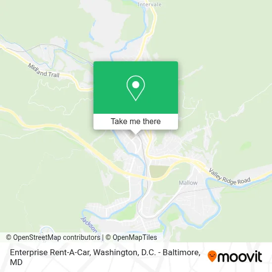 Enterprise Rent-A-Car map