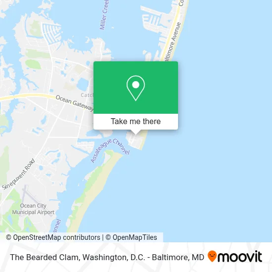 The Bearded Clam map
