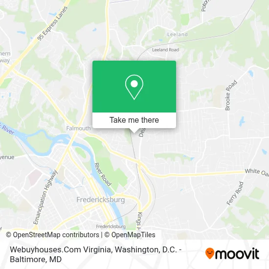 Webuyhouses.Com Virginia map