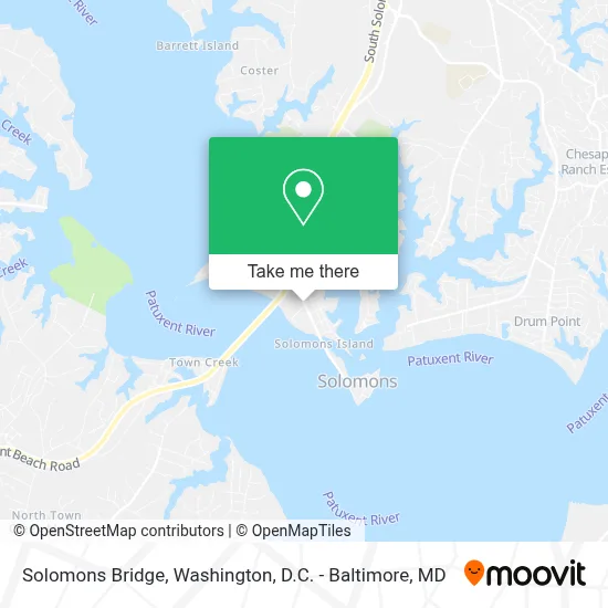 Solomons Bridge map