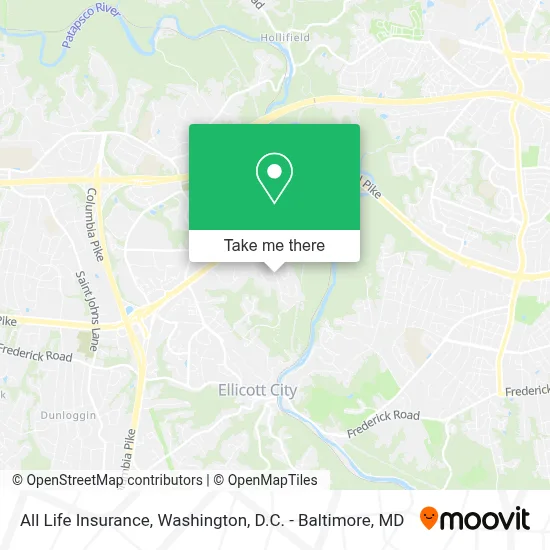 All Life Insurance map
